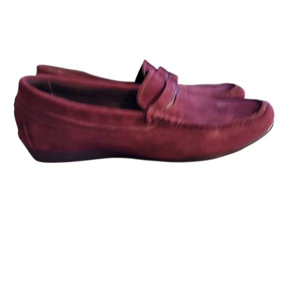 Munro American Ramie burgundy suede loafers - 8 M              U99